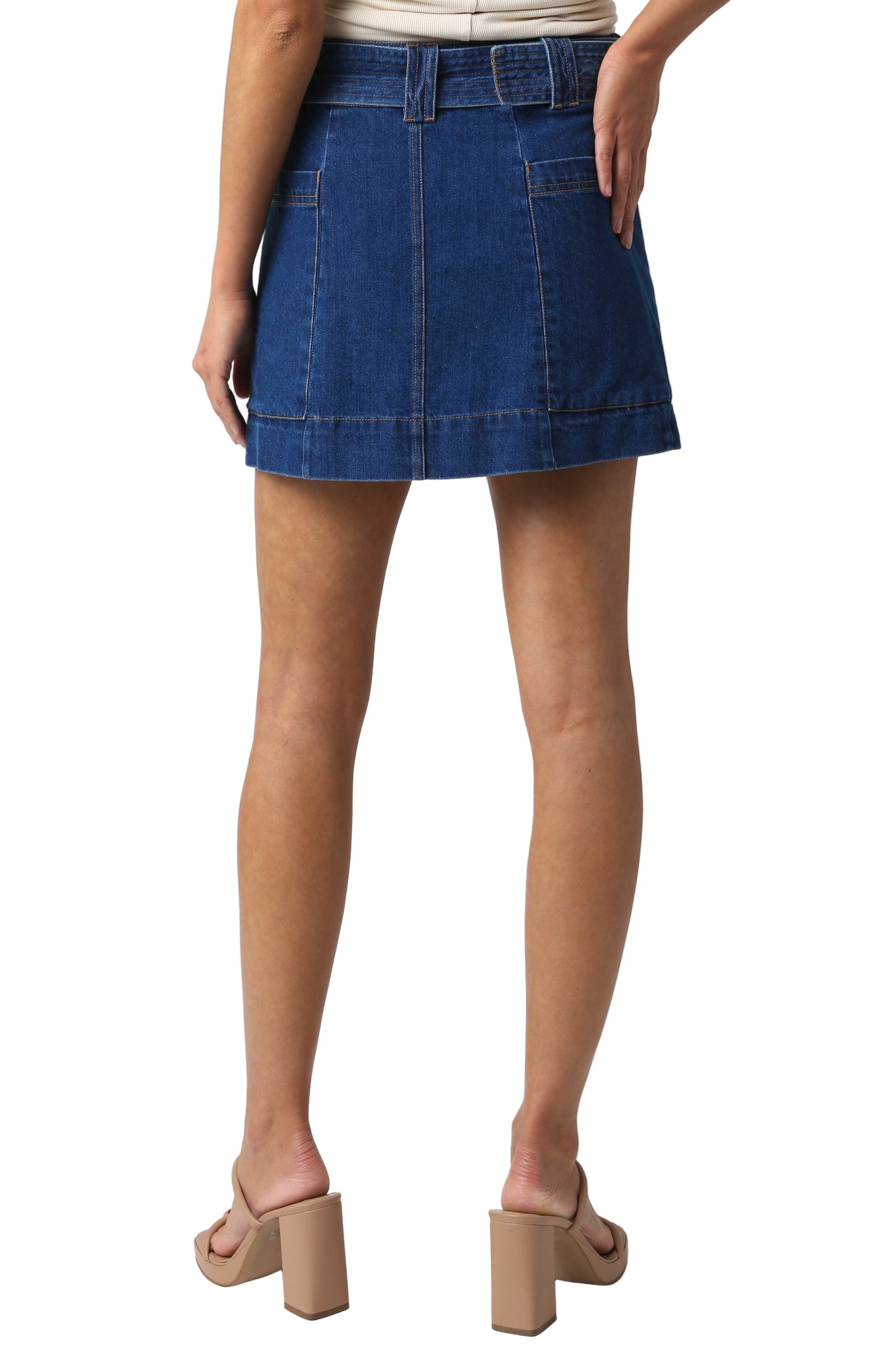 Cindy Wrap Mini Skirt