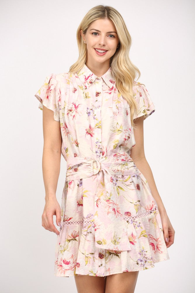 Rori Belted Mini Dress