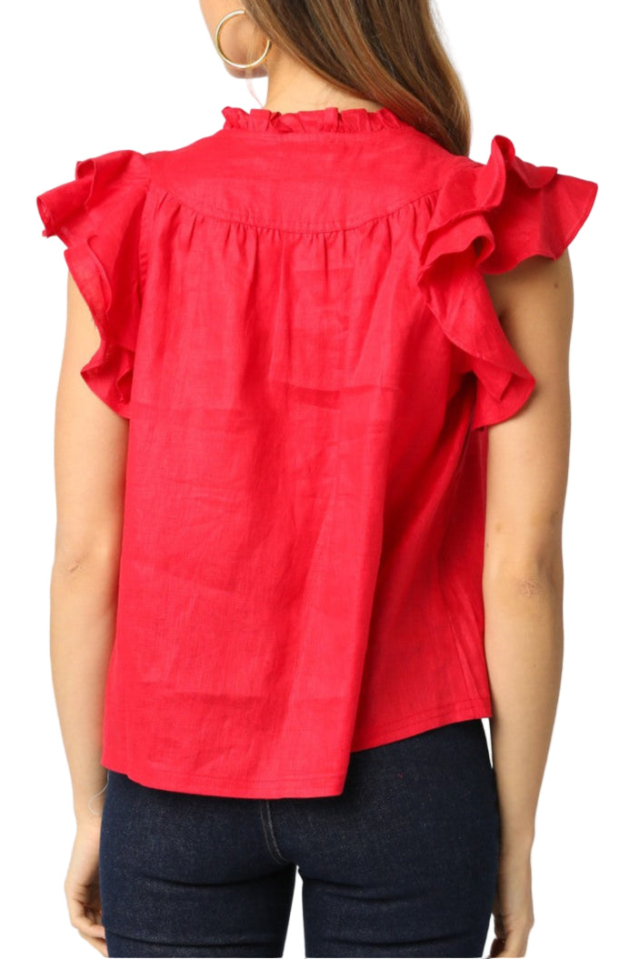 Gaia Ruffled Blouse