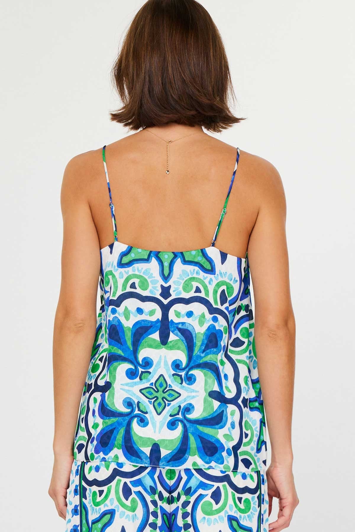 Tina Top With Side Buttons
