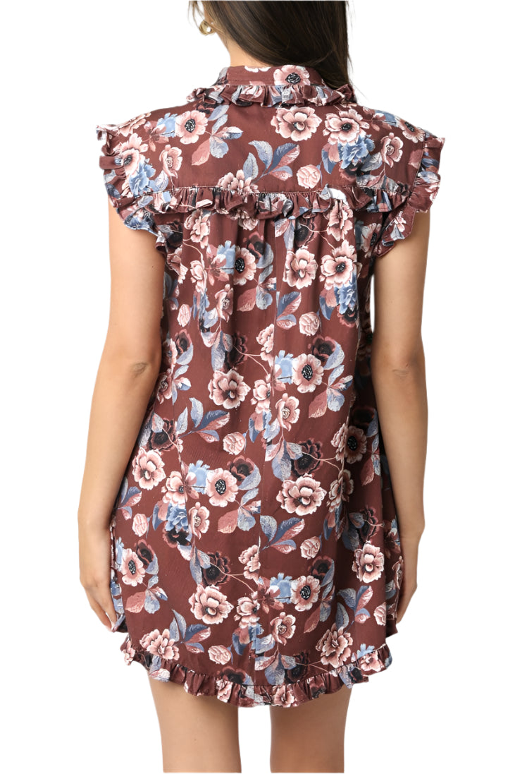 Katie Ruffled Mini Dress