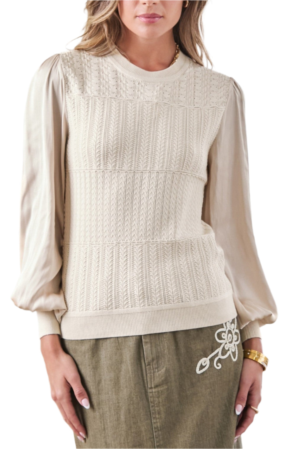 Loren Woven Sweater