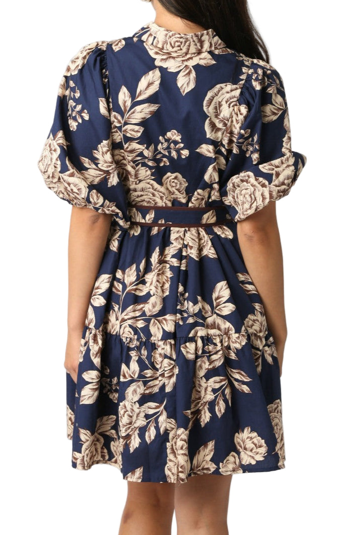 Faith Floral Belt Dress