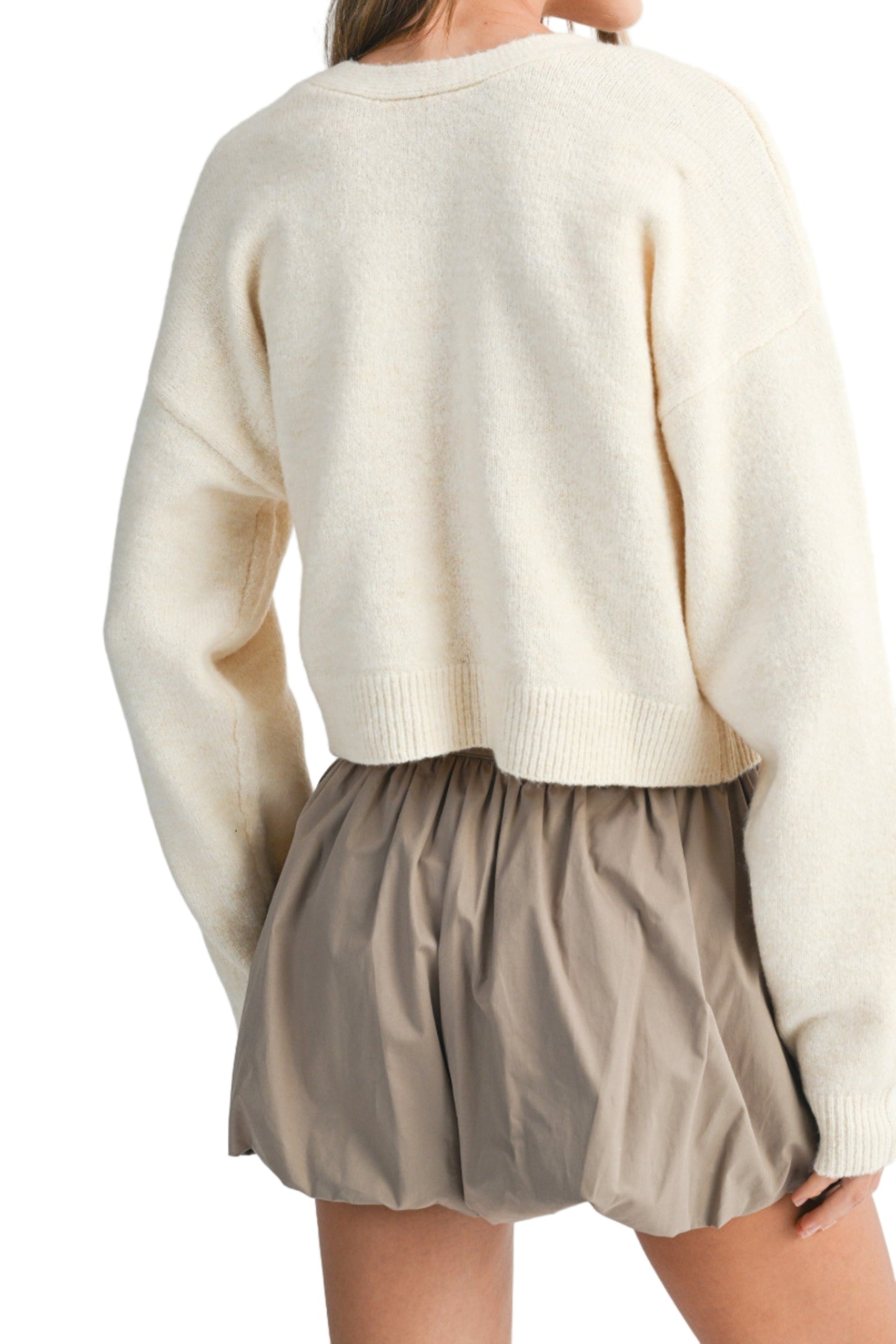 Rebecca Back Bow Knit Top