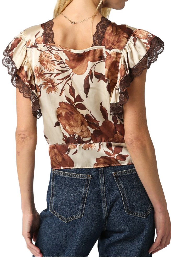 Parkes Floral Lace Top