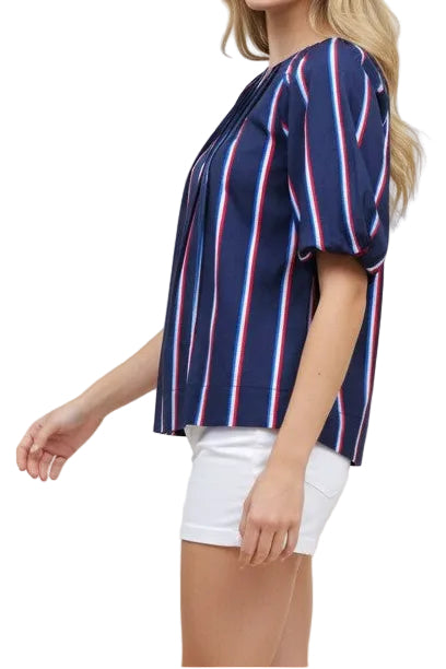 Melania Stripe Top