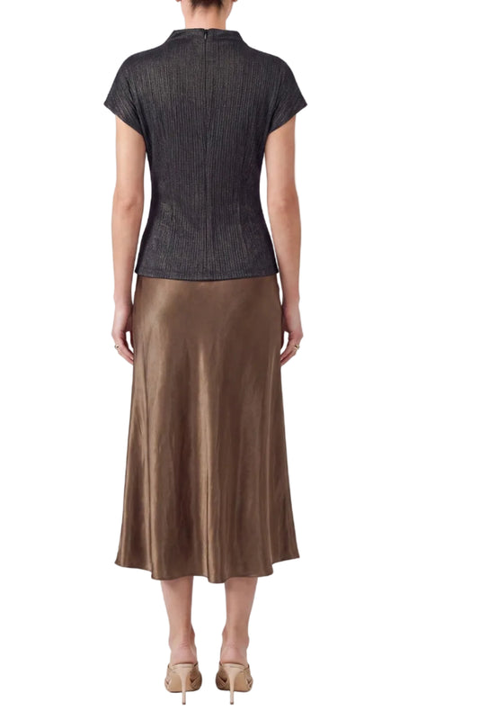 Myranda Metallic Top