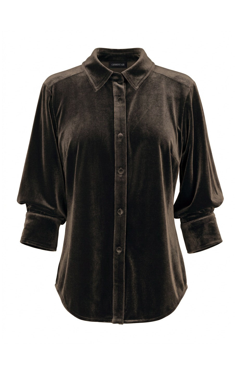 Rowan Velvet Top In Brown