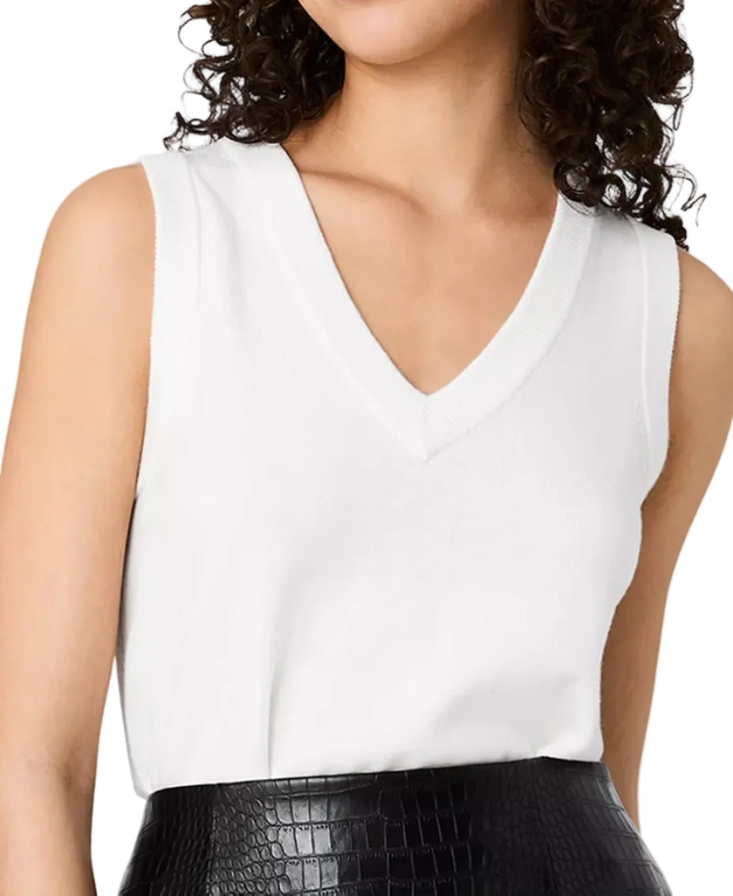 French Connection Willa Knit V-neck Sweater Vest
