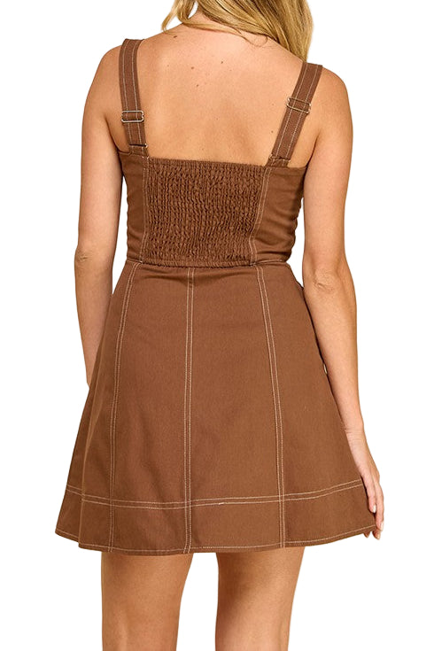 Charlie Pleated Mini Dress