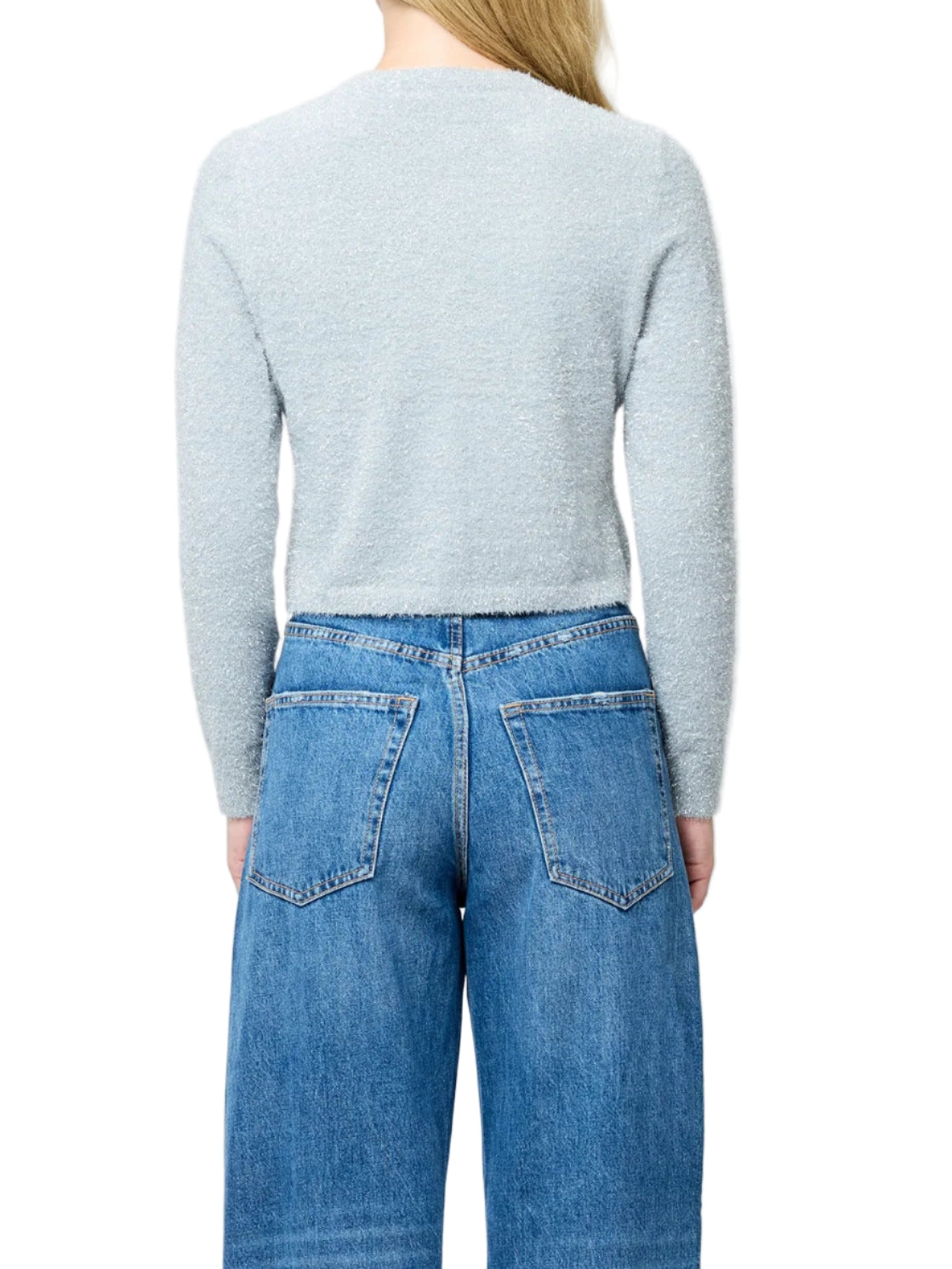 French Connection Tinsel Knit Slim Cardigan