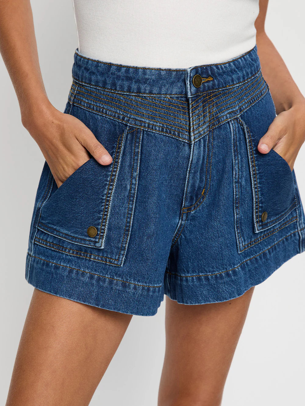 Kivari Celene Denim Shorts