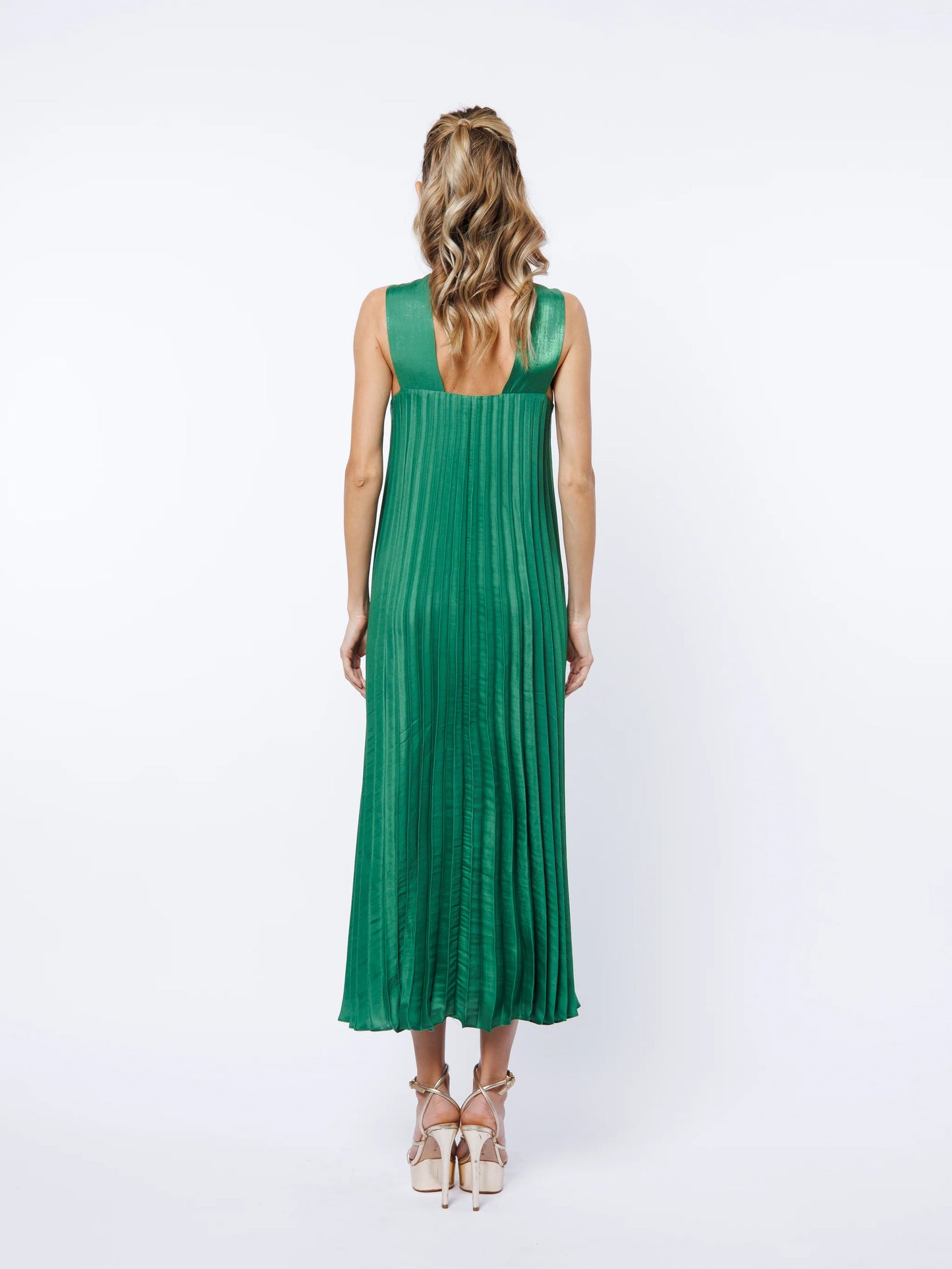 Ciebon Pleated Halter Dress