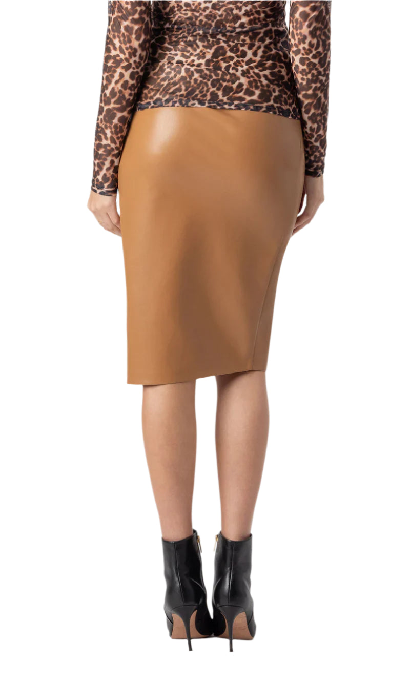Gina Vegan Leather Skirt