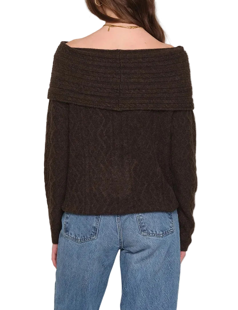 Heartloom Enly Sweater In Walnut