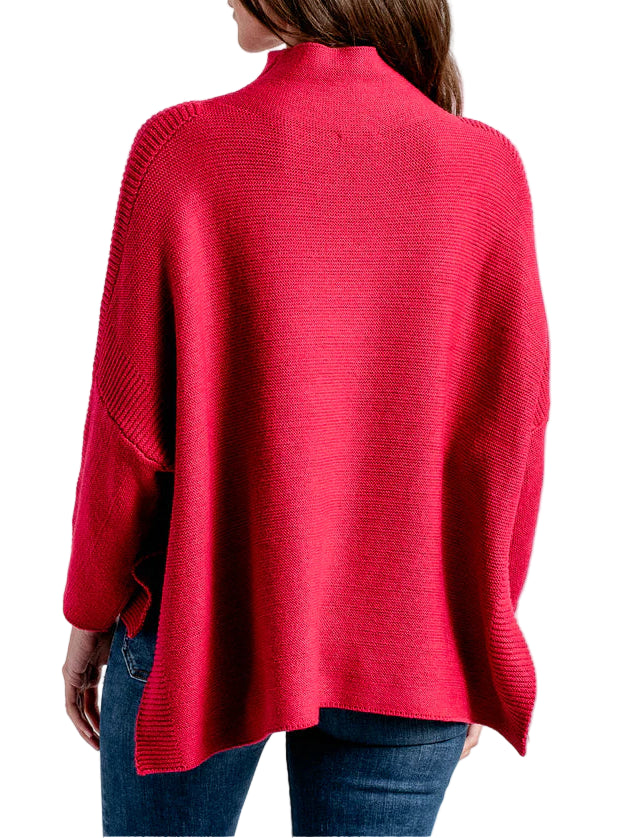 Kerisma Boho Sweater in Holly Berry