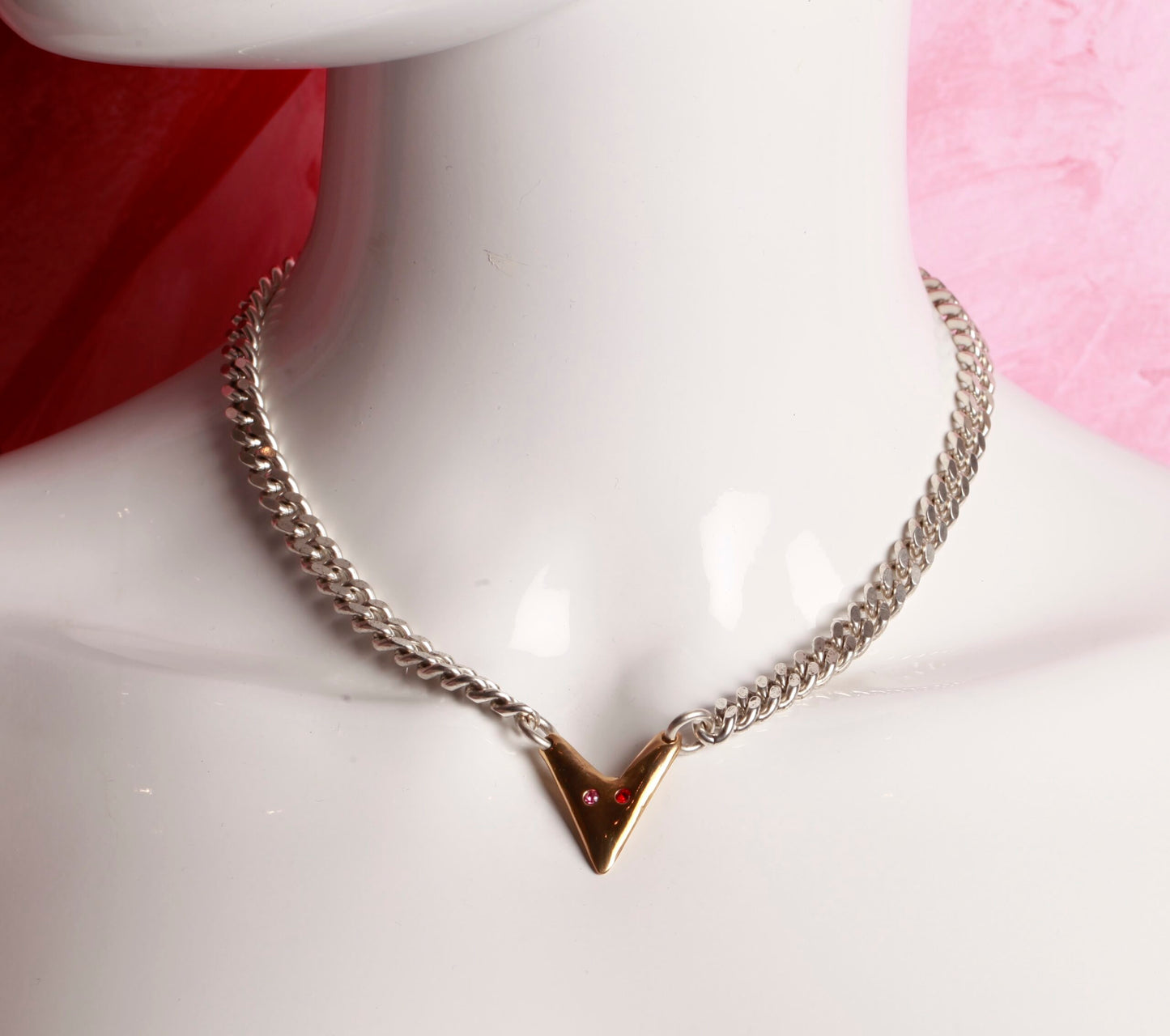 Ermine New York Heart Necklace