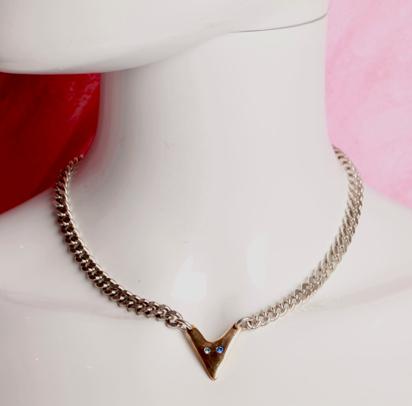Ermine New York Heart Necklace