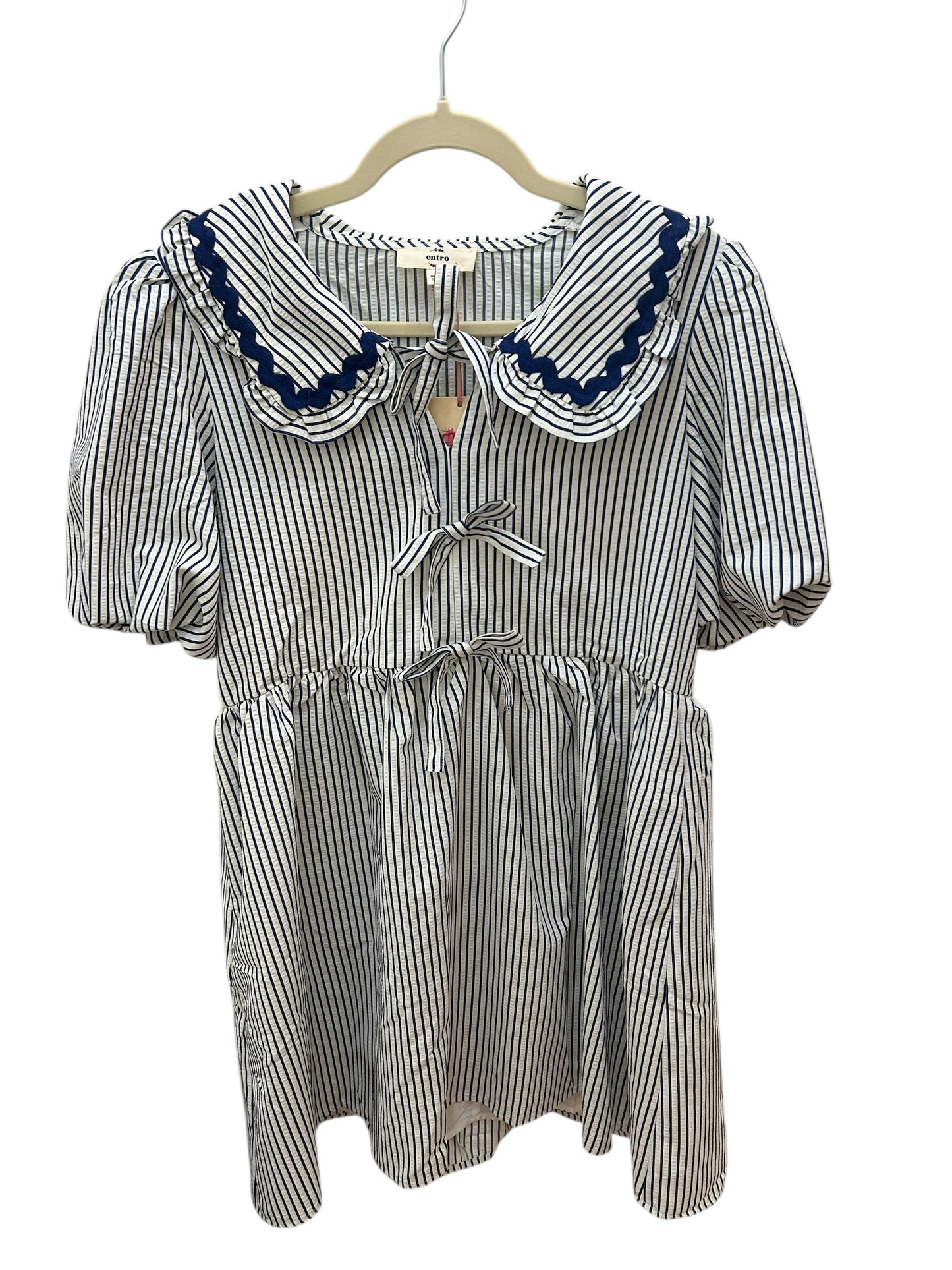 Carley Puff Sleeve Bow Dress
