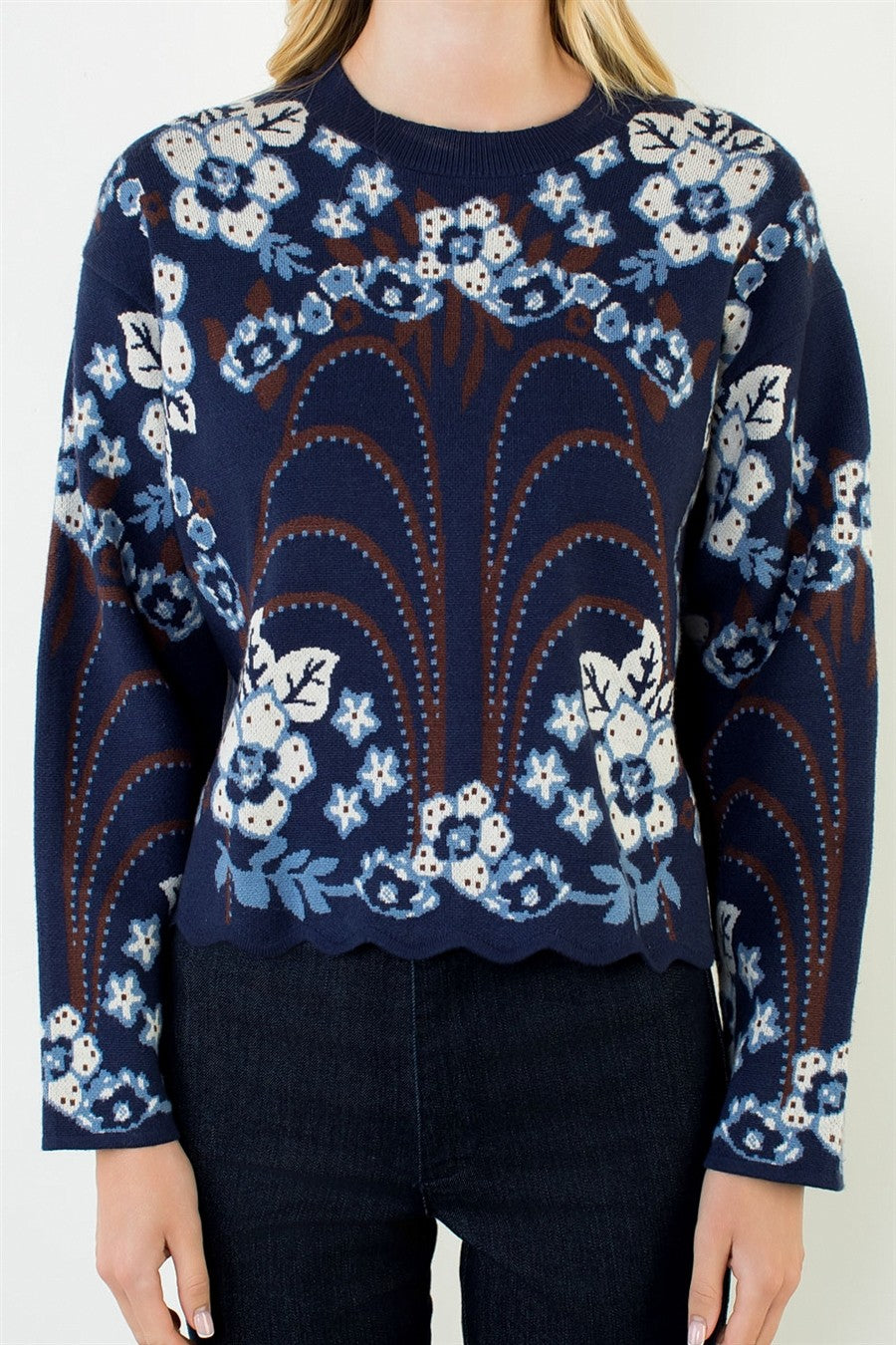 Juno Patterned Sweater
