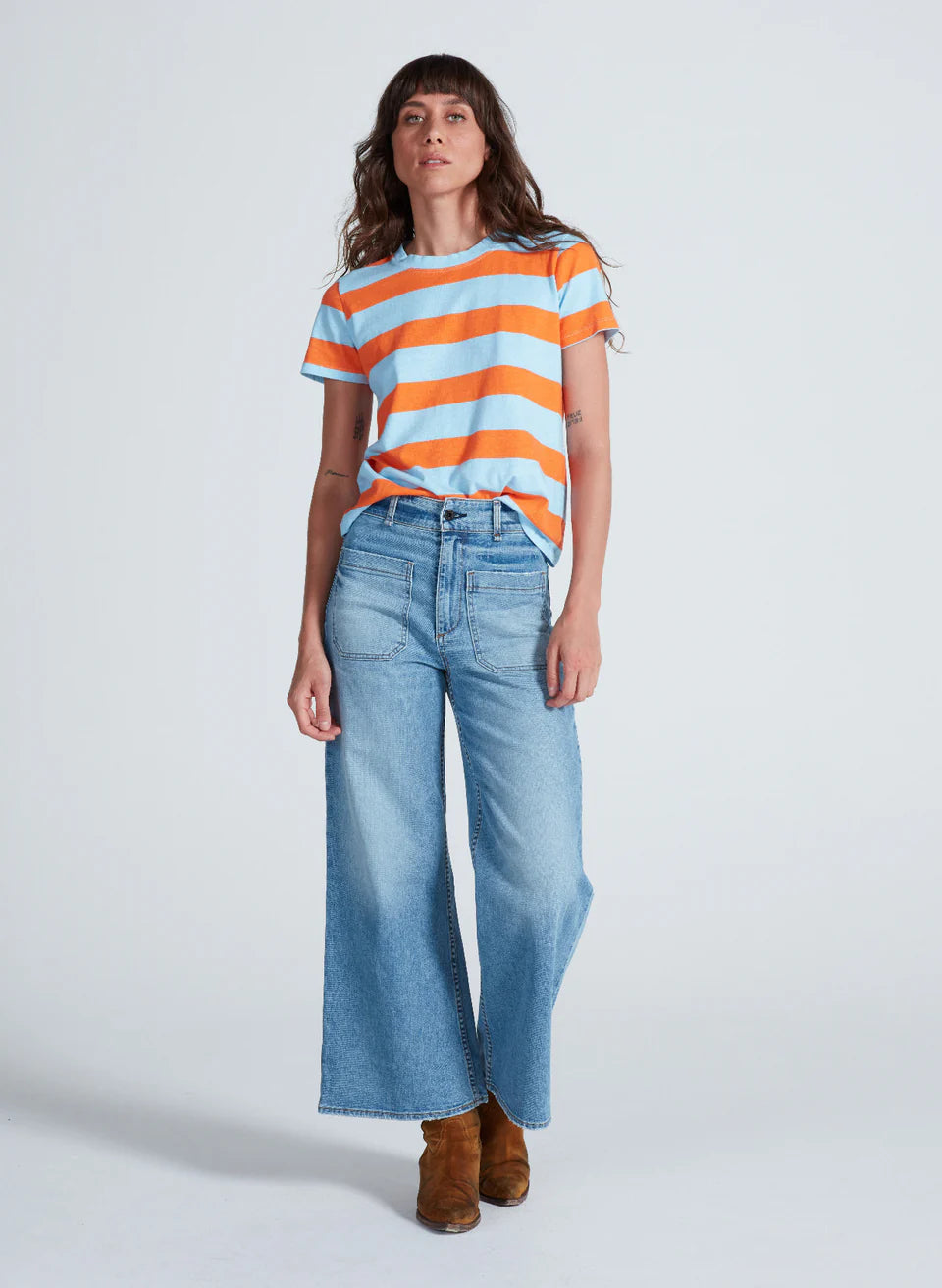 ASKKNY Cropped Sailor Jeans