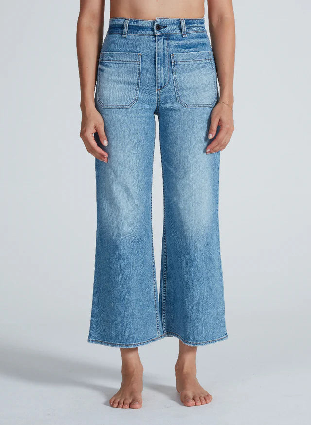 ASKKNY Cropped Sailor Jeans