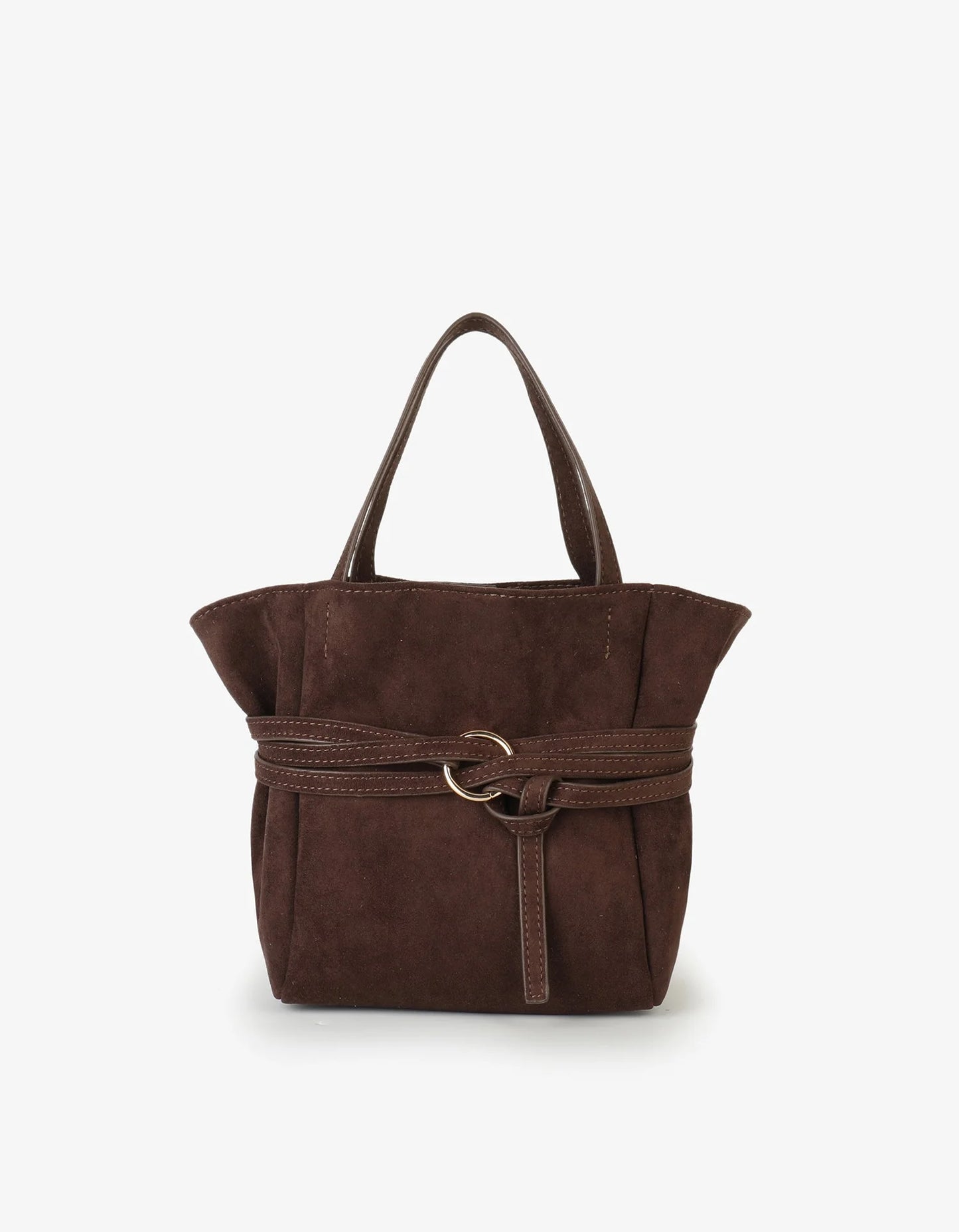 Remi/Reid Blythe Suede Purse In Chocolate