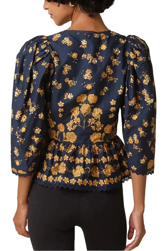 Gretchen Top With Lace