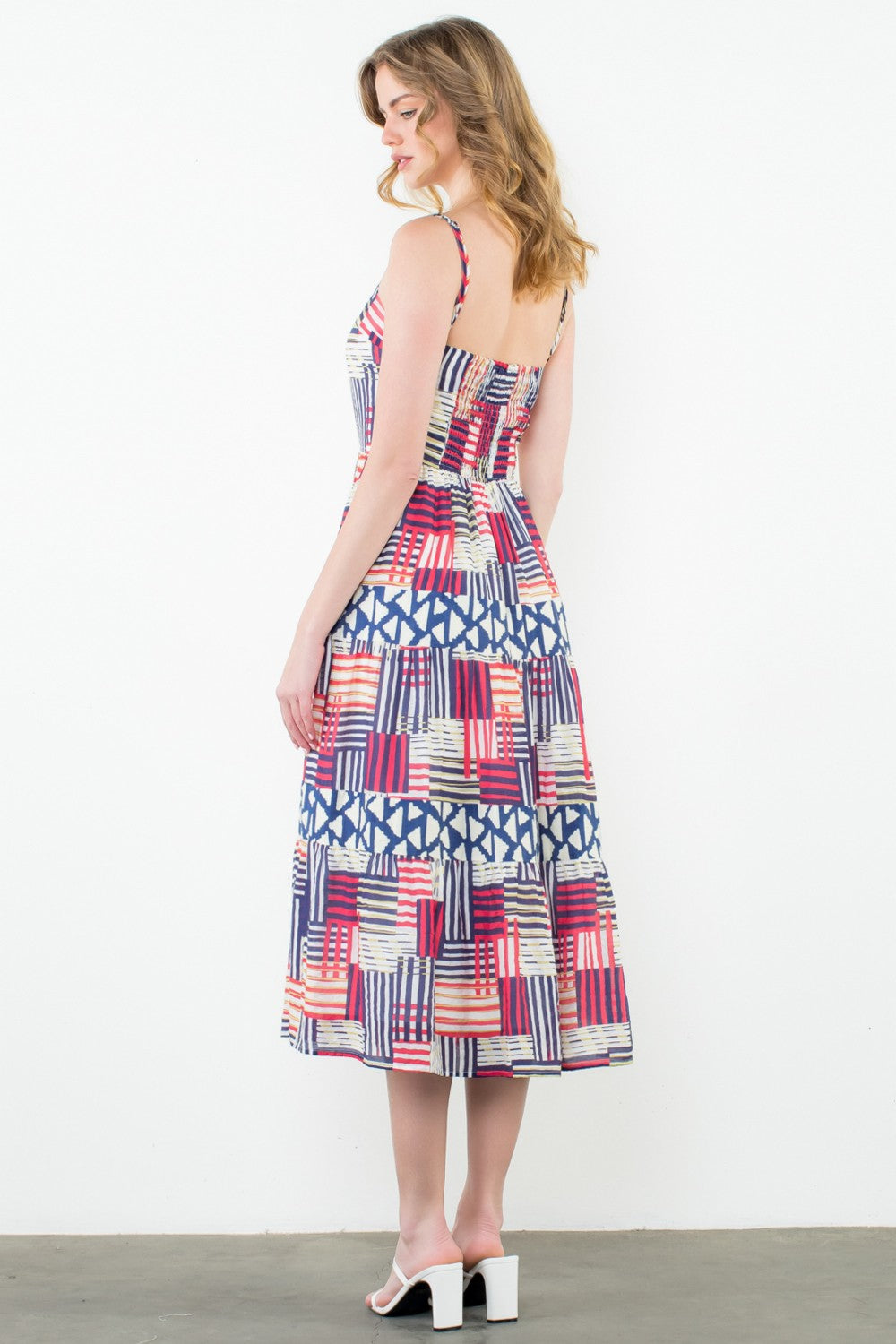 Danielle Strap Tiered Maxi Dress
