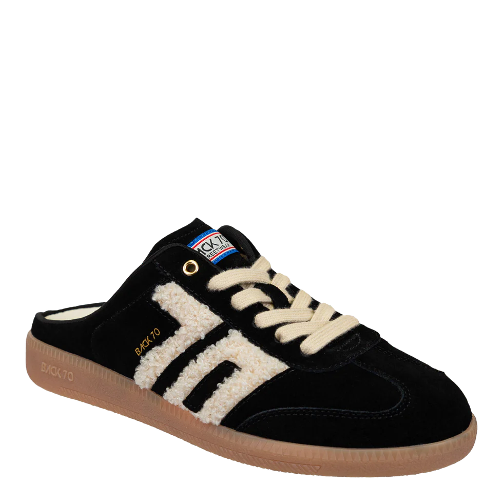 Back 70 Easter Backless Sneakers in Black