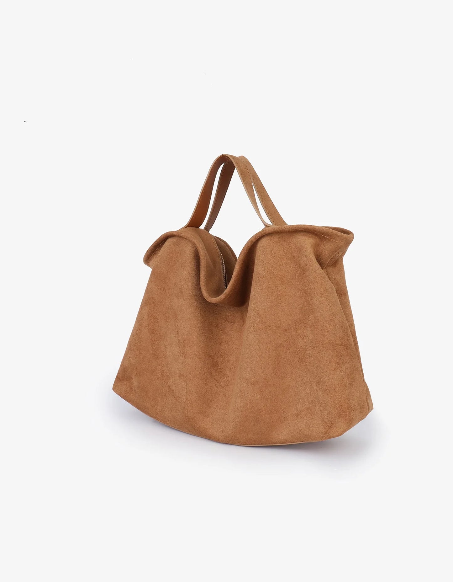 Remi/Reid Witt Satchel Faux Suede Bag