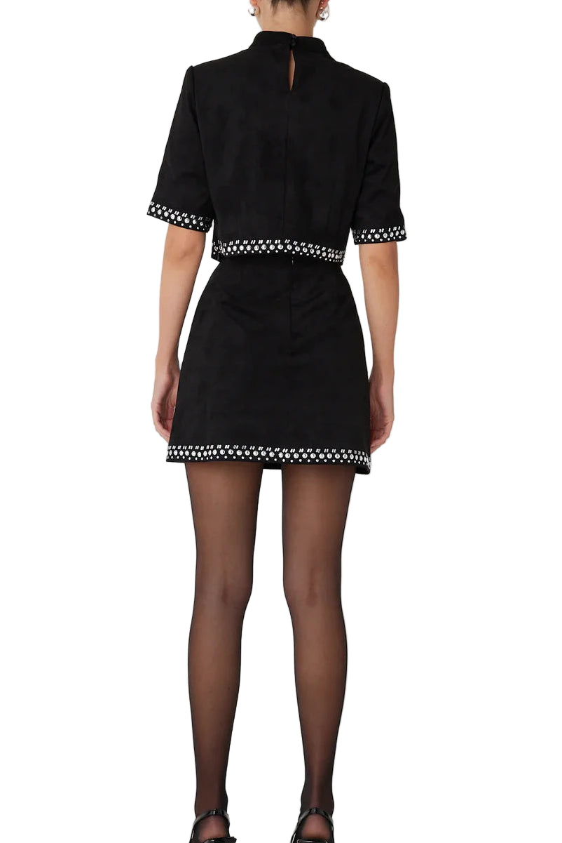 JS71 Zoe Short Sleeve and Mini Skirt Set