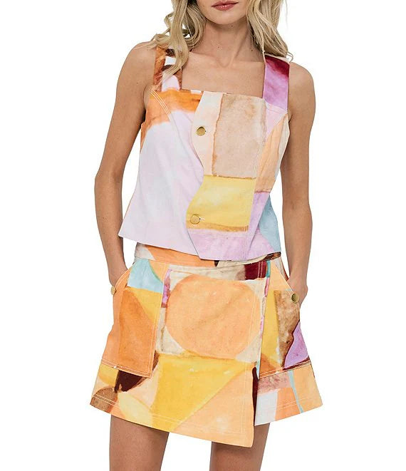 CIEBON Yesika Scallop Top & Noa Skort