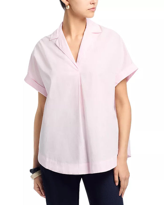 French Connection Poplin Collar Top