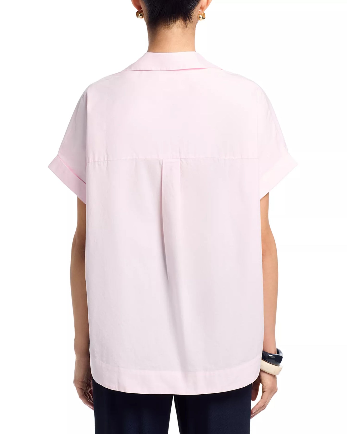 French Connection Poplin Collar Top