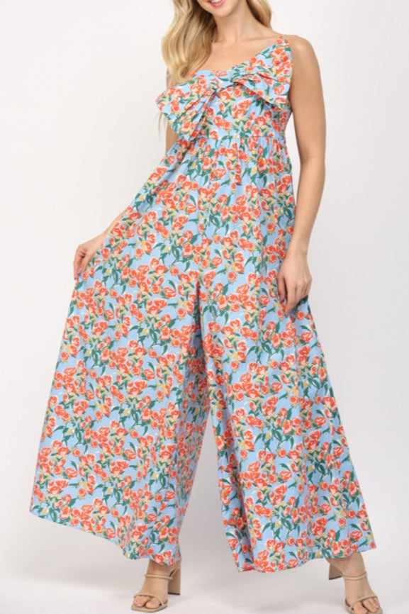 Monica Bow Detail Jumpsuit