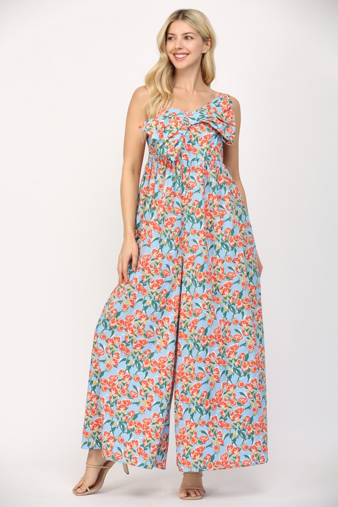 Monica Bow Detail Jumpsuit