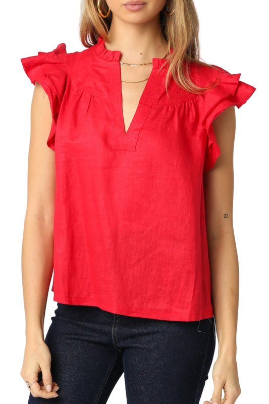 Gaia Ruffled Blouse