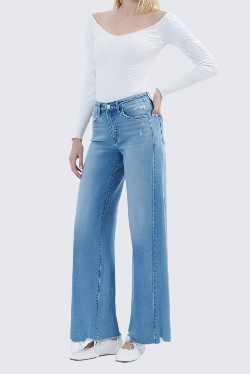 Stella High Rise Wide Leg Jeans
