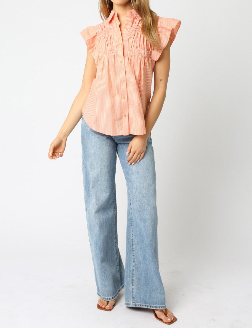 Harper Striped Corley Top