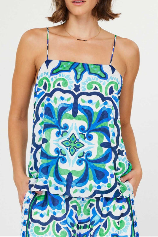 Tina Top With Side Buttons