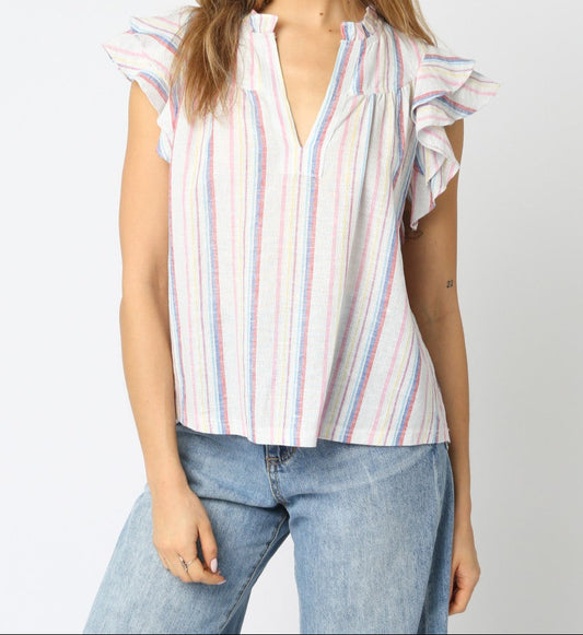 Kaila Striped Corley Top