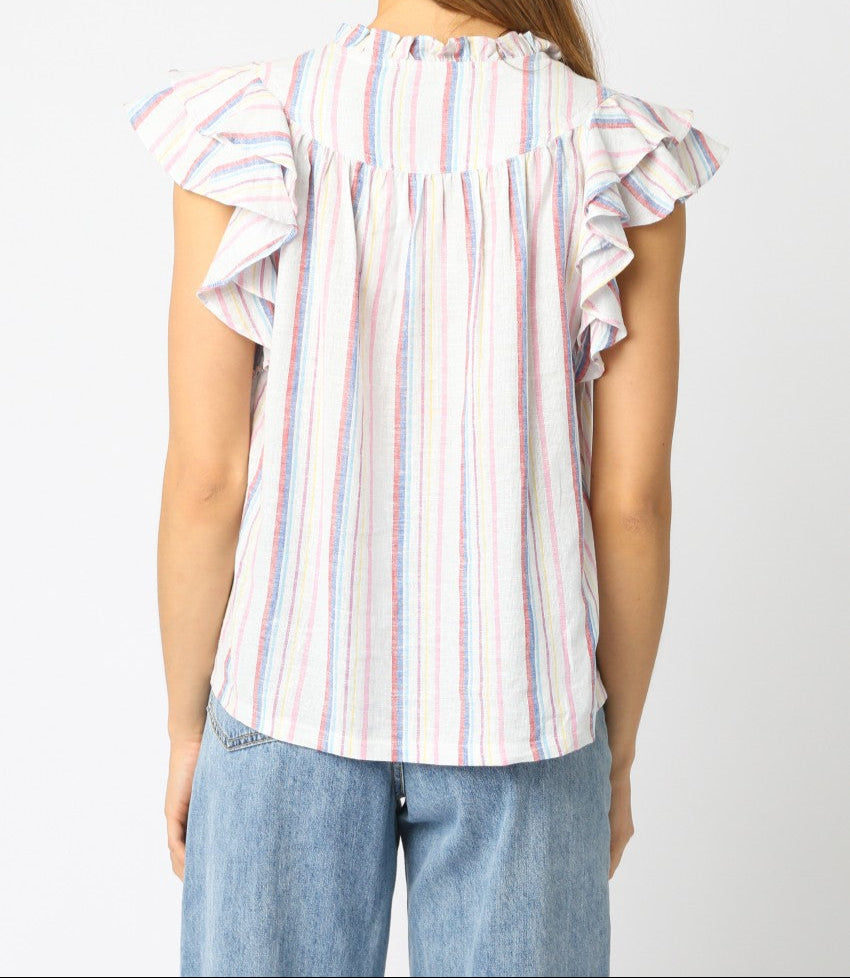 Kaila Striped Corley Top