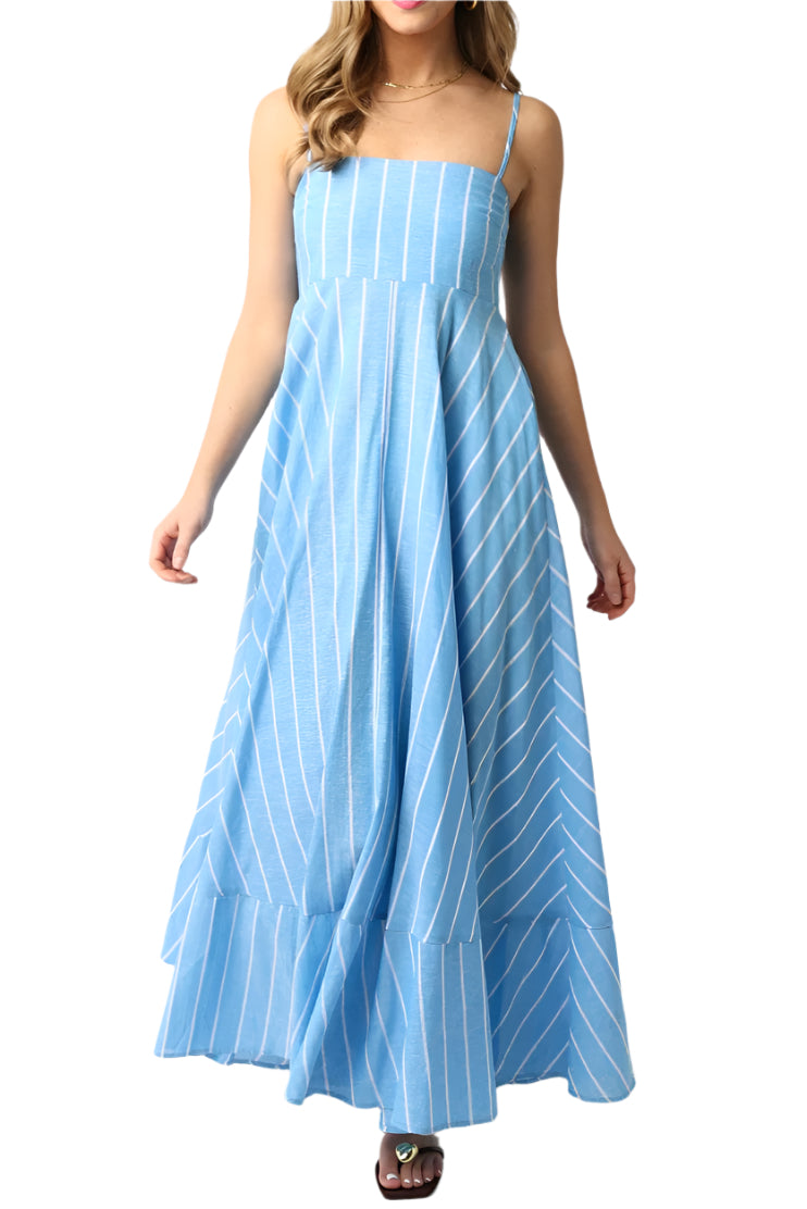 Deanna Striped Maxi Dress