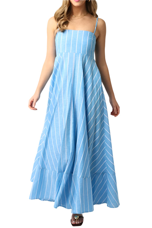 Deanna Striped Maxi Dress