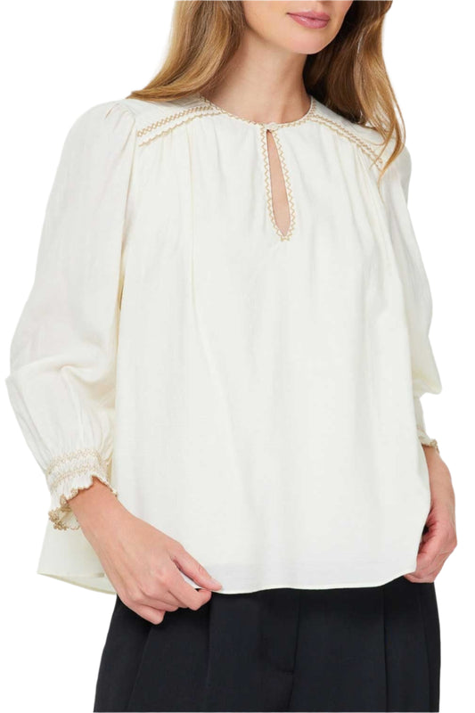 Huda Embroidered Blouse