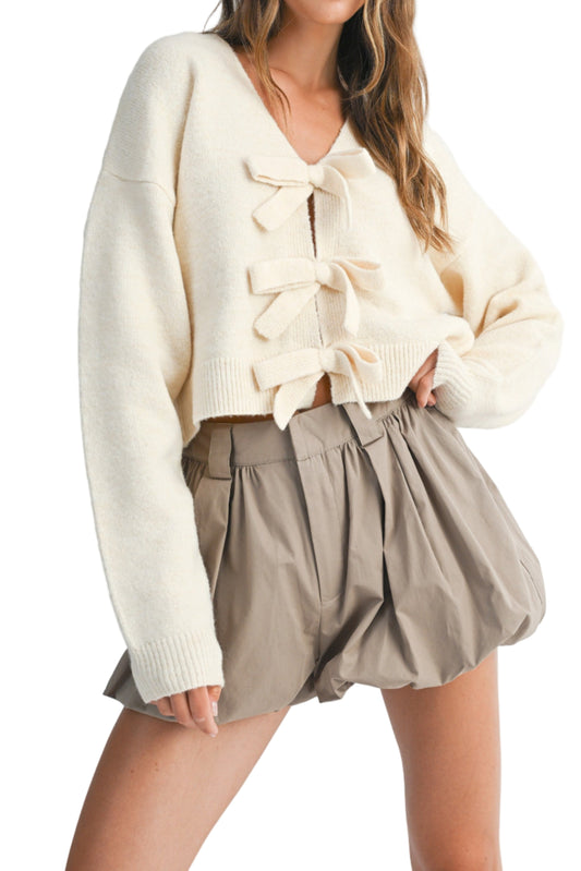 Rebecca Back Bow Knit Top