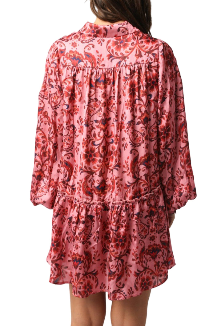 Laila Long Sleeve Mini Dress
