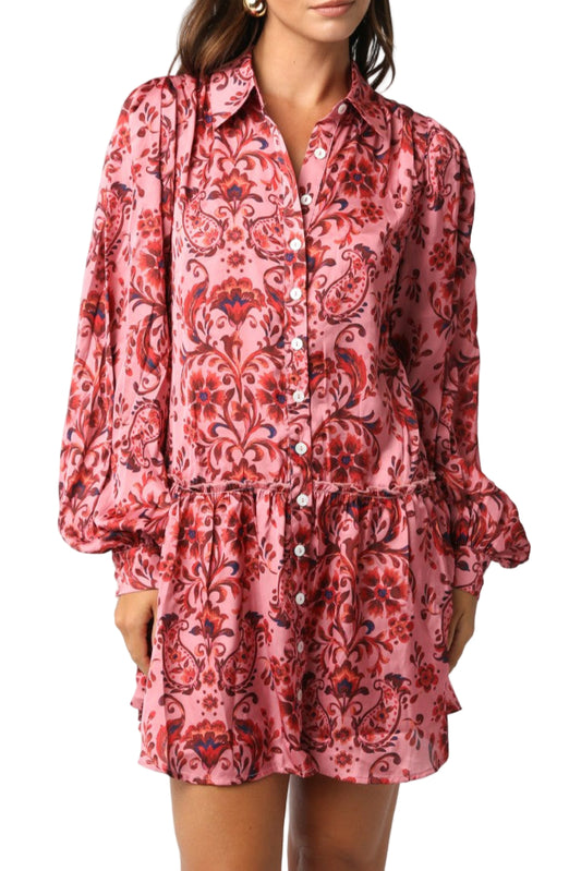 Laila Long Sleeve Mini Dress