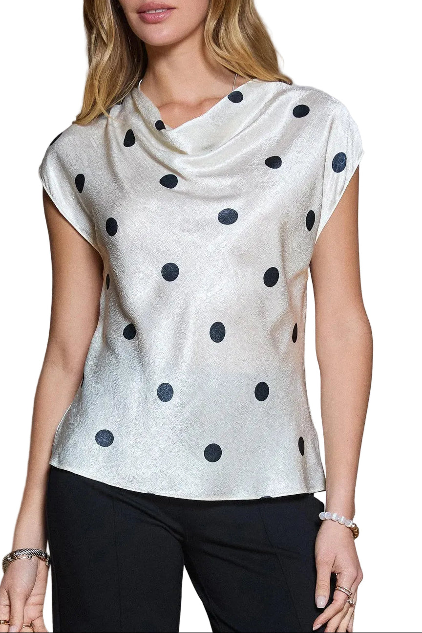 Perrin Polka-Dot Top